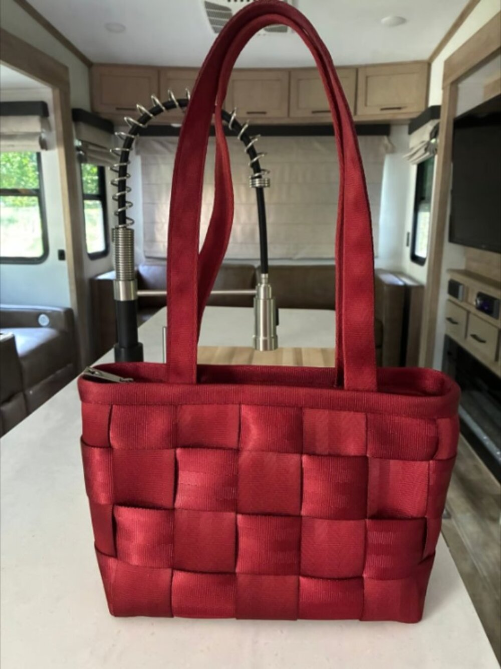 Harvey's red purse